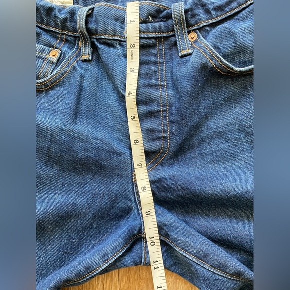 Levi’s Premium 501 25x28 Medium/Dark Wash Skinny Jeans - Picture 11 of 16